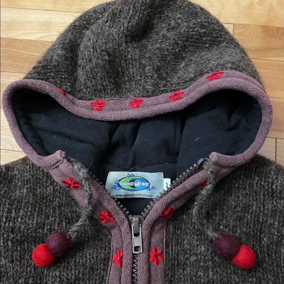 Laundromat wool fleece quilted sweater - Picture 3 of 9